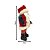 Kit 4 Mini Bonecos Papai Noel Decorativo Casaco Xadrez 18cm - Master Christmas - Imagem 2