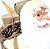 Papai Noel Gigante Casaco Linho Bege Luxo 80cm com Mini Urso Pelúcia e Saco Presentes Mini Pinheiro Nevado - Master Chri - Imagem 5