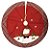Saia Árvore Natal Premium Vermelho e Xadrez Papai Noel 110cm - Imagem 1