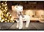 Rena Natal Pelúcia Luxo com Cachecol Rosê 27cm - Master Christmas - Imagem 2