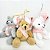 Kit 3 Ursinhos Pelúcia Natal Prime Gorrinho e Cachecol Rosa 12cm - Master Christmas - Imagem 4