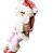 Papai Noel na Corda Rapel Pelúcia Rosê Cute 30cm - Magizi - Imagem 3