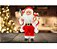 Papai Noel Vermelho Tradicional Decorado Saco de Presentes e Gorrinho Guizo 30cm - Magizi - Imagem 3