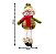 Kit Carinha Boneco de Neve 13cm e Pelúcia Pendente 25cm Tricot Scoth Xadrez Vermelho 4 Peças - Magizi - Imagem 3
