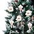 Kit Carinha Papai Noel e Boneco de Neve Pelúcia Rosê Gorrinho e Cachecol Tricot 13cm 6 Peças  - Magizi - Imagem 2