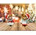 Kit Urso Cerâmica Prime Decorativo Natal Gorrinho e Cachecol 12cm 2 Unidades - Magizi - Imagem 2