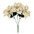 Buquê Natal Bico de Papagaio Linho Rústico Dourado com 3 Flores 30cm - Magizi - Imagem 1