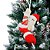 Papai Noel Pelúcia na Corda Rapel 30cm - Master Christmas - Imagem 2