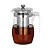 Chaleira Bule Vidro Transparente Design Com Infusor 700ml - Lívon - Imagem 1