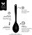 Jogo Utensílios de Cozinha Colheres Silicone Preto Black 6 Peças e Suporte de Parede - Quality House - Imagem 5