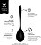 Jogo Utensílios de Cozinha Colheres Silicone Preto Black 5 Peças - Quality House - Imagem 4