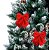 Kit 2 Laços Veludo Vinho Grande Decorados Bolinhas Prata Natal 20x24cm - Magizi - Imagem 2