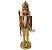 Quebra Nozes Decorativo Natal Pintura Eletroestática Dourado Gold 17cm - Magizi - Imagem 1