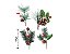Kit Galho De Natal Folhas Pick Berries e Pinhas 17cm 4 Un - Imagem 2
