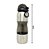 Garrafa Squeeze Design Plástico e Inox 600ml Canudo Integrado - Lívon - Imagem 5