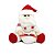 Papai Noel Pelúcia Sentado Vermelho e Branco 20cm - Master Christmas - Imagem 1