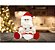 Papai Noel Pelúcia Sentado Vermelho e Branco 20cm - Master Christmas - Imagem 4