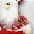 Papai Noel Pelúcia Sentado Vermelho e Branco 40cm - Master Christmas - Imagem 4