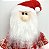 Papai Noel Pelúcia Sentado Vermelho e Branco 40cm - Master Christmas - Imagem 2