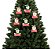 Kit Carinha Papai Noel e Boneco de Neve Placa Feliz Natal Pelúcia 12cm 6 Unidades - Master Christmas - Imagem 3
