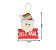 Kit 6 Carinhas Papai Noel Placa Feliz Natal Pelúcia 12cm - Master Christmas - Imagem 3
