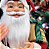 Papai Noel Decorativo Grande 90cm Casaco Vermelho Luxo Saco de Presentes Decorado - Master Christmas - Imagem 4