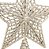 Ponteira Estrela Vazada Glitter Champanhe Luxo Base Espiral 20cm - Master Christmas - Imagem 3