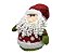 Papai Noel Pelúcia Escora Porta Decor Premium 28cm - Imagem 1