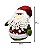 Papai Noel Pelúcia Escora Porta Decor Premium 28cm - Imagem 2