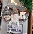 Placa Feliz Natal Iluminada LED Cinza Carinha Pelúcia Papai Noel, Boneco de Neve e Rena 28cm - Maser Christmas - Imagem 7