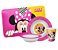 Kit Refeição Infantil Minnie Disney 4 Peças Melamina Prato, Tigela, Copo e Lugar Americano - Tuut - Imagem 1