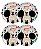 Jogo 4 Pratos Rasos Melamina Refeição Infantil Mickey Mouse Disney 20cm - Tuut - Imagem 1