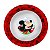 Kit Refeição Infantil Mickey Mouse Disney 3 Peças Prato, Tigela e Copo Melamina - Tuut - Imagem 5