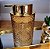 Kit 2 Porta Sabonete Líquido Vidro Luxo Âmbar Gold 260ml - Imagem 3