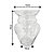 Jogo 3 Vasos Decorativos Vidro Rigado Ibiza, Áster e Oriental - Mistral - Imagem 5