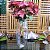Vaso Decorativo Vidro Rigado Oriental Grande 31cm - Mistral - Imagem 1