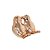 Enfeite Pássaro Casal Porcelana Rosê Decorativo 9cm - Lívon - Imagem 1