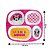 Prato Refeição Infantil 4 Divisórias Melamina Rosa Minnie Mouse Disney - Tuut - Imagem 2