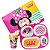 Kit Refeição Infantil Melamina Minnie Disney Prato Divisórias, Copo e Lugar Americano - Tuut - Imagem 1