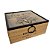 Caixa Decorativa Madeira 4 Divisórias Tampa Vidro Decor Home - Tuut - Imagem 2