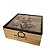 Caixa Decorativa Madeira 4 Divisórias Tampa Vidro Decor Home - Tuut - Imagem 4