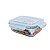 Kit 2 Potes Vidro Hermético Com e Sem Divisória Trava Mais 640ml - Quality House - Imagem 6