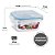 Pote Vidro Hermético Trava Mais Forno Micro-Ondas e Freezer 320ml - Quality House - Imagem 3