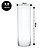 Vaso Tubo Cilindro Vidro Decorativo 40cmx14cm 3,8 Litros - Mistral - Imagem 3