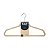 Kit 3 Cabides Veludo Antideslizante Para Roupas Delicadas 45cm - Tuut - Imagem 2