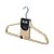 Kit 6 Cabides Veludo Antideslizante Para Roupas Delicadas 45cm - Tuut - Imagem 2