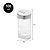 Kit 4 Potes Porta Tempero Vidro Com Tampa Dosadora Metal 3 Níveis 100ml - Lyor - Imagem 4