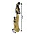 Estatueta Decorativa Mãe Africana Com Filhos Dourado Luxo Resina 28cm - MCD - Imagem 5
