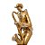 Estatueta Decorativa Músico Saxofonista Resina Grande Dourado Luxo 47cm - MCD - Imagem 3