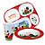 Kit Refeição Infantil Mickey Mouse Disney 3 Peças Melamina Prato, Bandeja e Copo - Tuut - Imagem 1